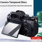 Закаленное стекло для камеры Sony A7RIII A7RIV 9H, Защитная пленка для ЖК-экрана камеры Sony A7SII A7 A7S A7R A9 A9II A7R2 A7R3 A7R4, 2 шт.