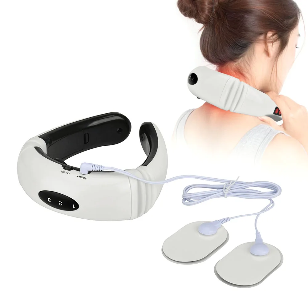 Электрический импульсный массажер для спины и шеи 6 режимов|Шея массажный