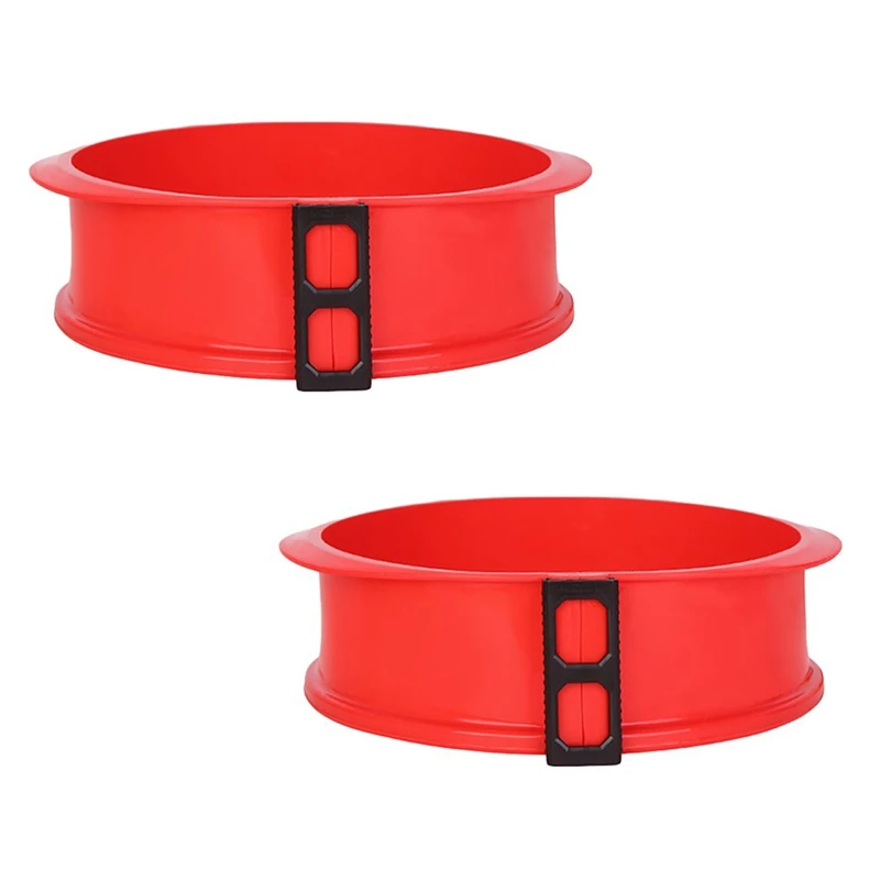 2 PCS Silicone Spring Form Pan Cake Mould Fondant Chocolate Muffin Mold DIY Baking Pastry Tool | Дом и сад