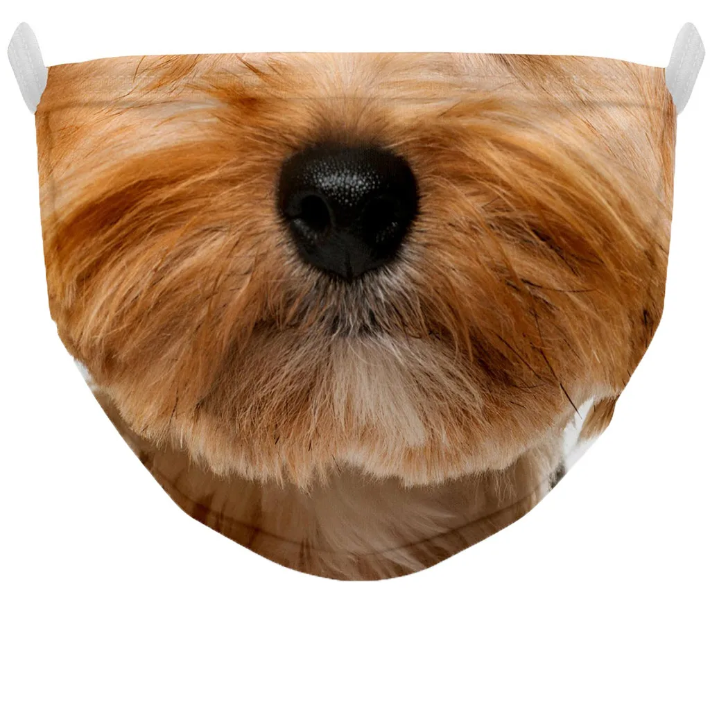 Хлопковая маска для лица унисекс с аниме принтом регулируемая ветрозащитная