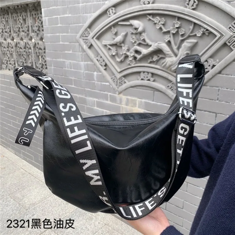 

Free shipping hot style trend oily leather large capacity female bag shoulder bag messenger bag female bag fashion all-match bag