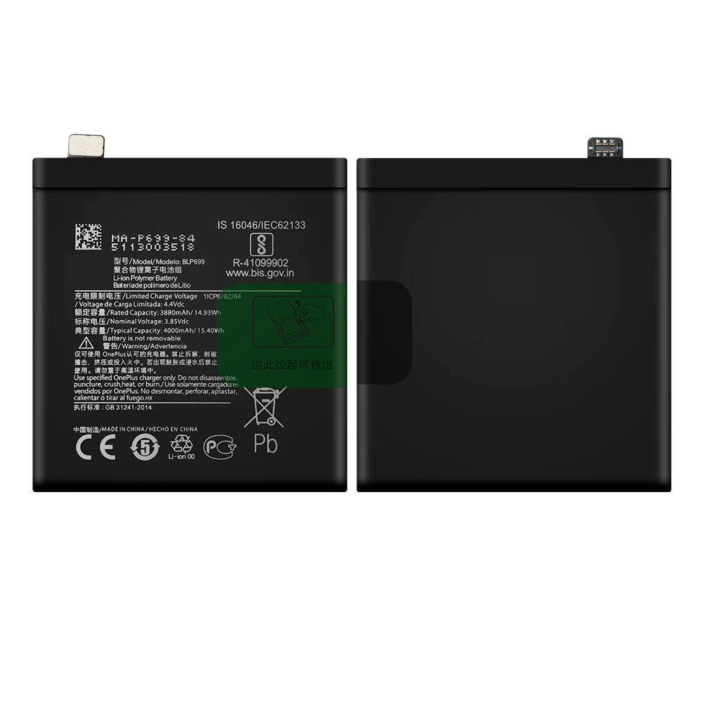 original replacement battery for oneplus 6t7 7 pro 7t 7t pro 8 8t 8 pro 9 9pro nord n10 n100 one plus phone batteries tools free global shipping
