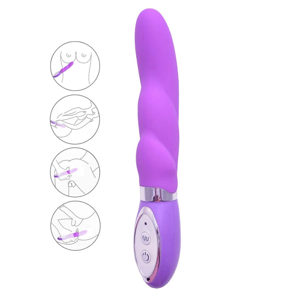 Сильные волнистые Вибраторы для сосков вибраторы женщин фиолетовый и