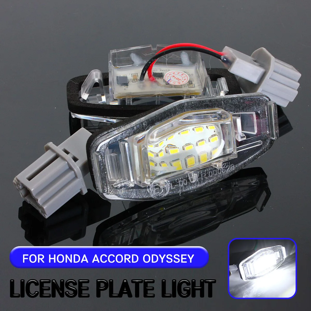 

2 шт. светодиодный номерной знак светильник лампа для Honda Accord Odyssey Civic Седан город Acura MDX TSX ILX RDX RL TL
