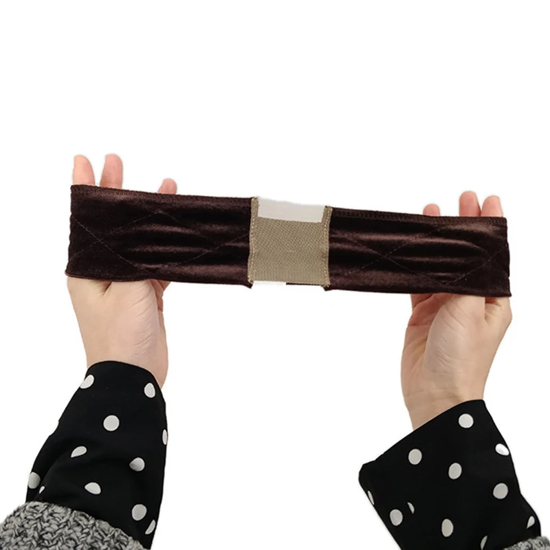 Оптовая продажа нескользящая Мягкая бархатная Женская повязка на голову с