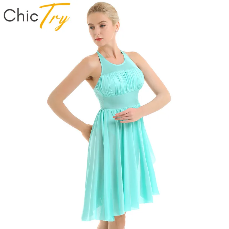 Женский балетный купальник без рукавов с рюшами и для катания на коньках костюмы