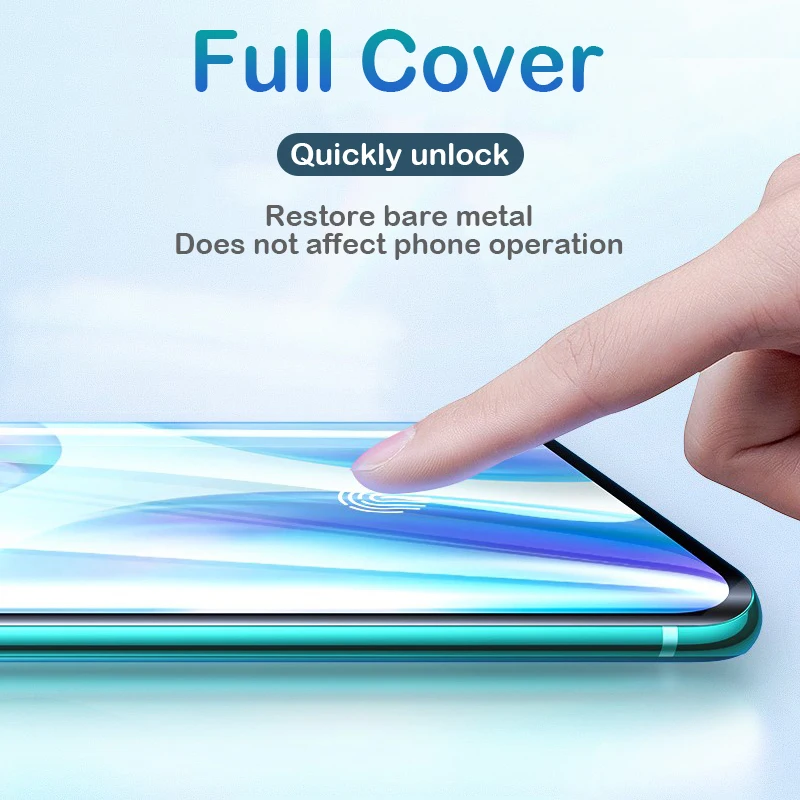 Изогнутая Защита экрана для Oneplus 8 8t Гидрогелевая пленка 6 Edge полное покрытие 7t 7 Pro