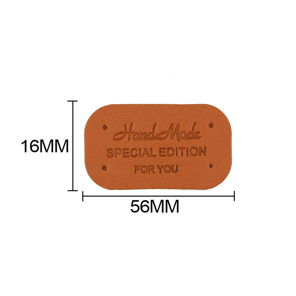 50 шт. кожаные этикетки ручной работы специальное издание для вас с принтом из