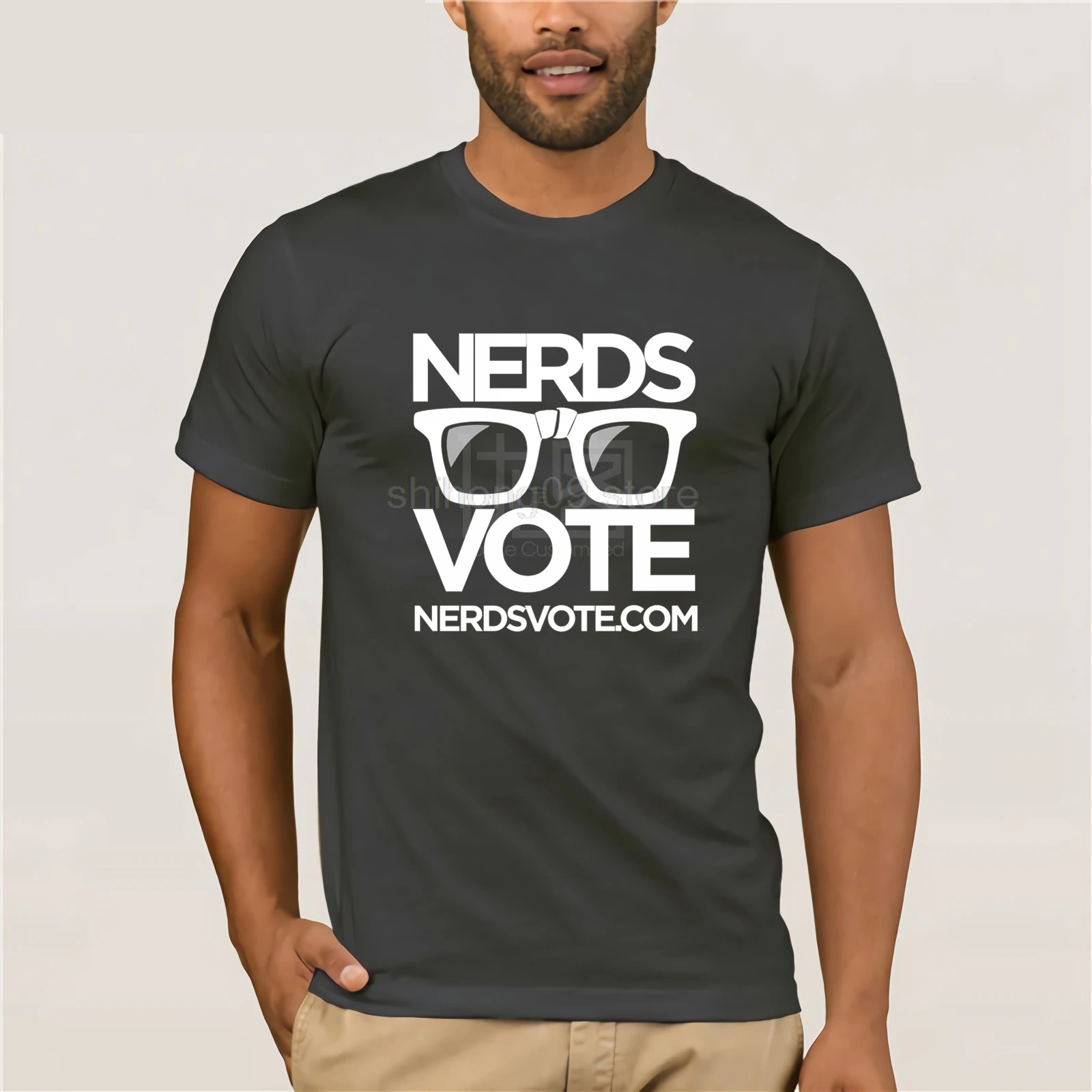Nerds Vote T-Shirt Summer style cotton custom 2020 Fashion Hot Clothes Popular Crewneck 100% Cotton Tees | Мужская одежда