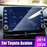 car tempered glass navigation screen protector film for toyota avalon 2018 2019 2020 lcd touch display sticker accessories