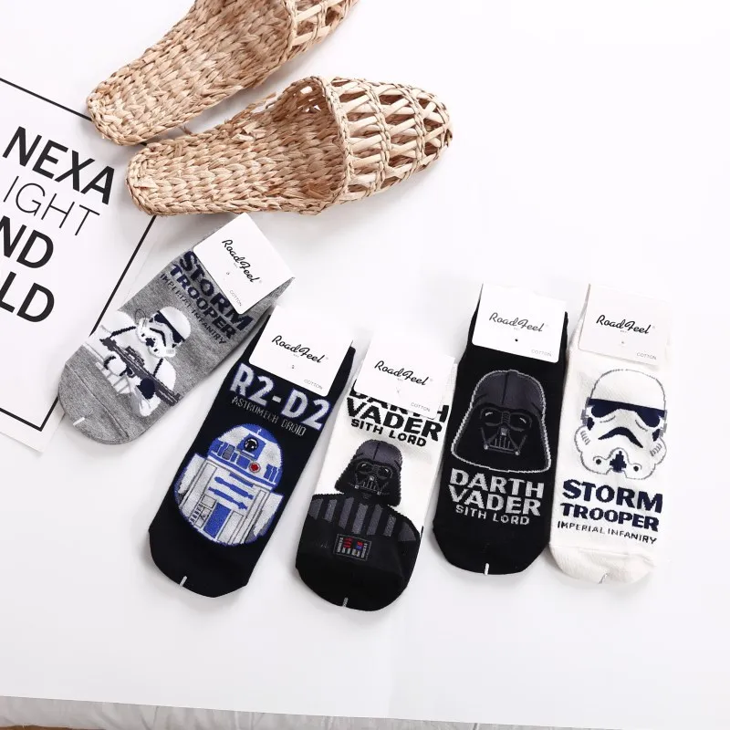 

Star Wars Creative Personality Socks Short Tube Women's Socks Leisure Boat Socks Low Cut Cotton Socks One Size Cute Girl Gift