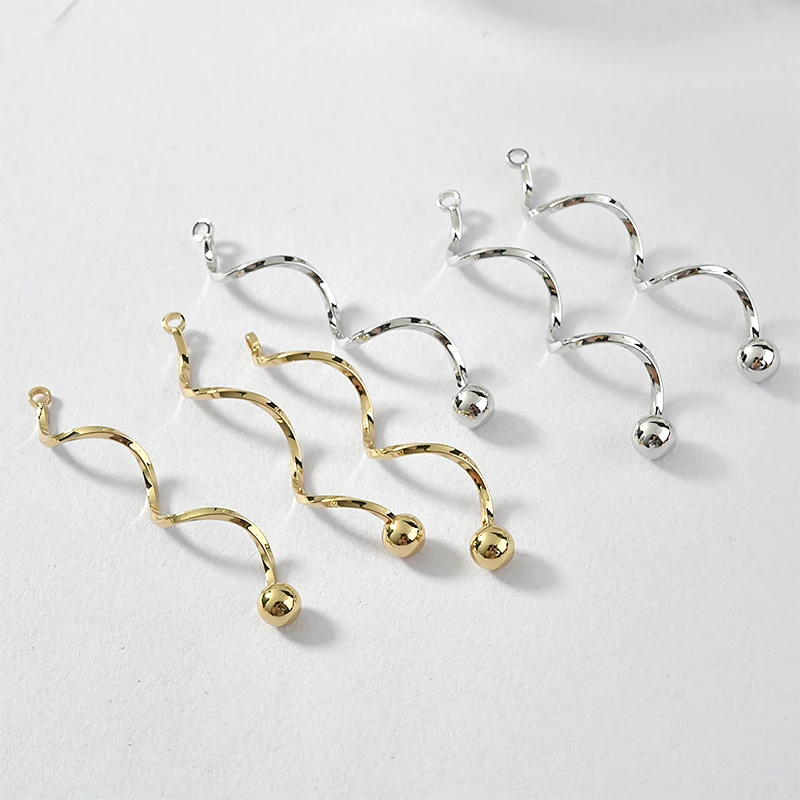 4 шт. S-образная Подвеска для сережек | Украшения и аксессуары