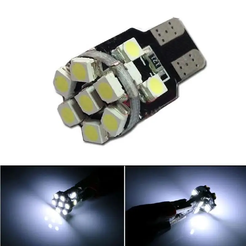 

2021 New T10 13-LED 194 168 W5W 3528 SMD 12V Super Bright Car License Plate Light Bulb
