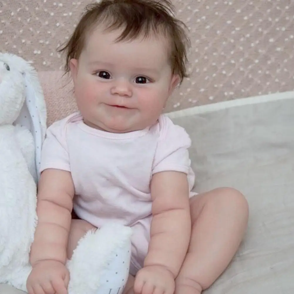

50cm Reborn Dolls Baby Girl Baby Lifelike Real Maddie Touches Dolls High Hair Soft Handmade With Hand-rooted Qualit S8r3