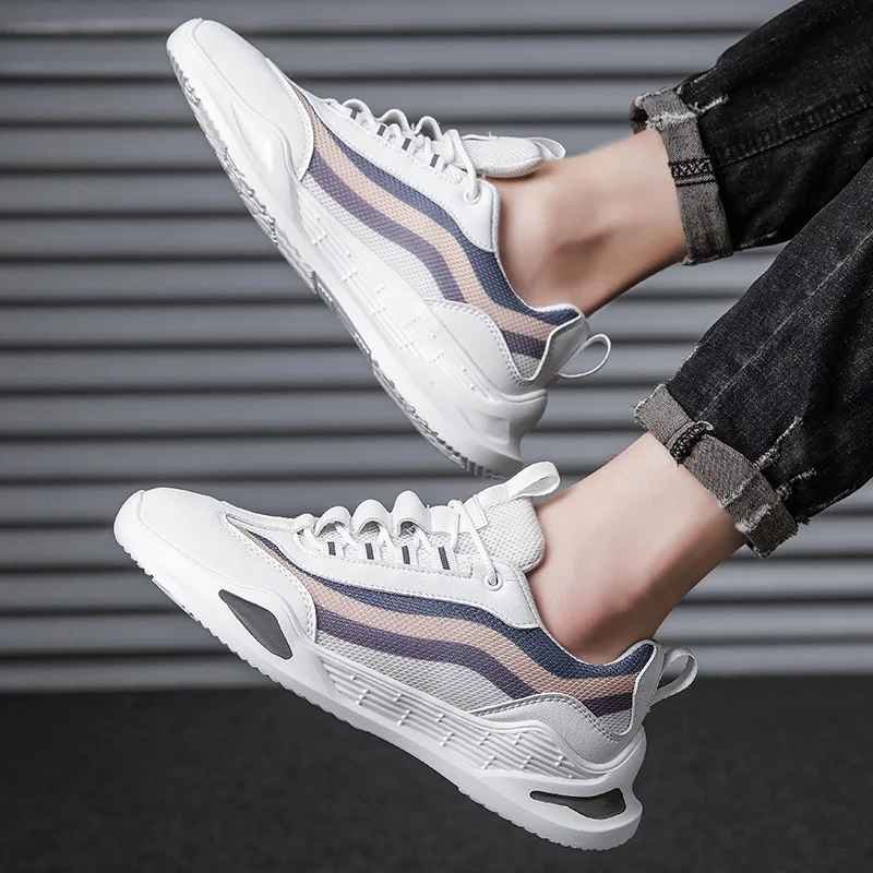 

Casual Shoes Men Colorful Fashion Man Sneakers Mesh Male Mixed Colors Outdoor Footwears Autumn Platform Leisure Shoes Youth Tide