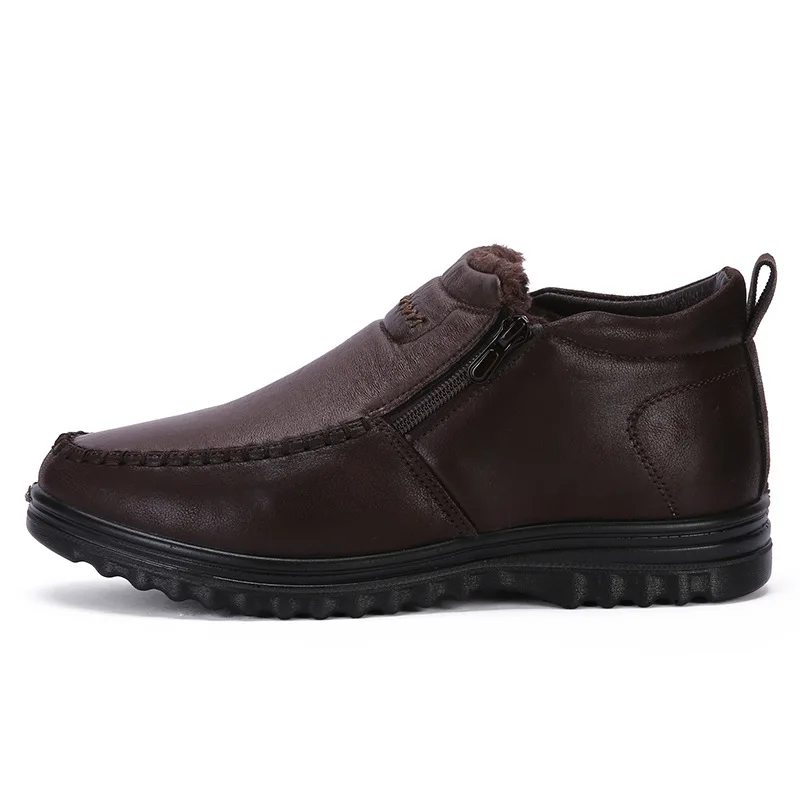 

Winter Men's Boots Chunky Casual Men Shoes Comfortable Boots For Men Increase Designer Safety Shoes Large Size