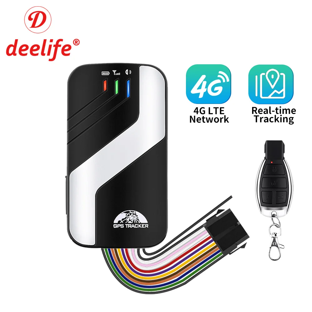 Deelife 4G мини GPS трекер автомобиля Противоугонный локатор для мотоцикла мопеда с