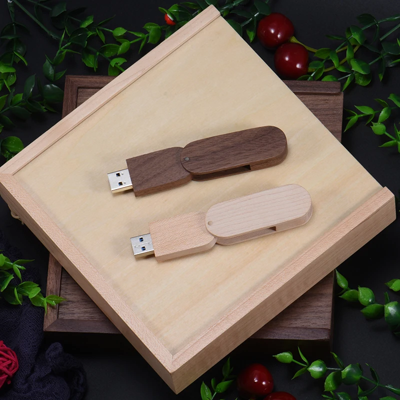 Usb флеш накопитель JASTER с логотипом орехового дерева + коробка 4 ГБ 8 16 32 64 usb 3 0