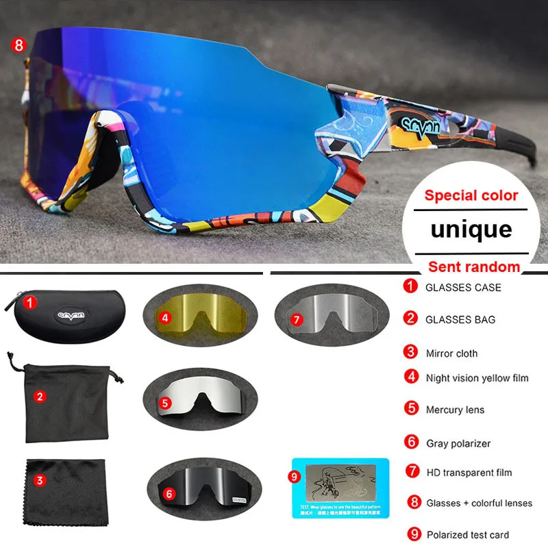 

5LENS Photochromic Cycling Glasses Men Women Motorcycle Sunglasses UV400 Driving Fishing Polarized Glasses Oculos De Ciclismo