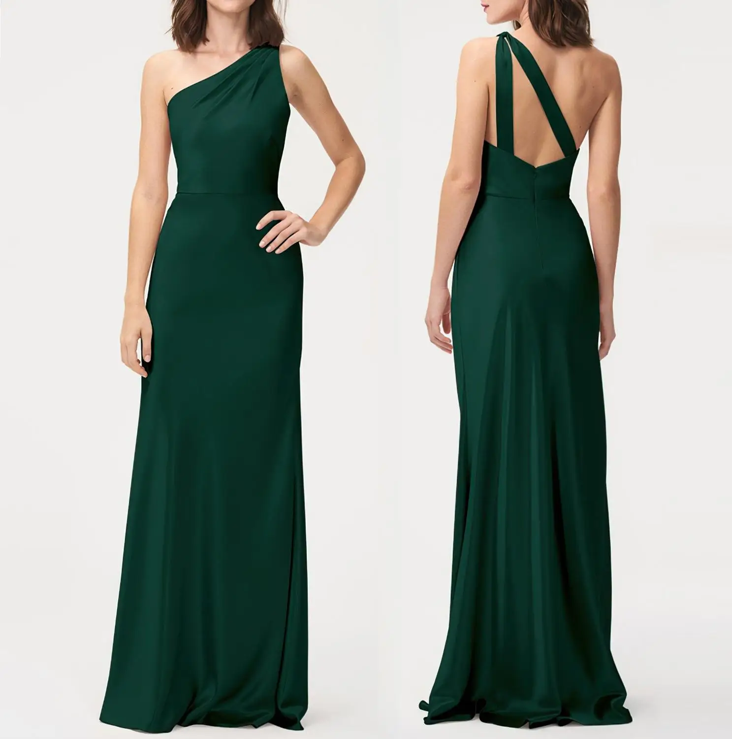 

Women's short evening dress plus size A line O neck chiffon formal prom dress sexy bridesmaid dress cocktail wedding party dress