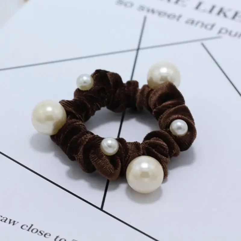 

2021 Girls Gum Hair Bows Fashion Pearl Bling Bandana Designer For Braids Hair Accessories Headbands For Women K4U1