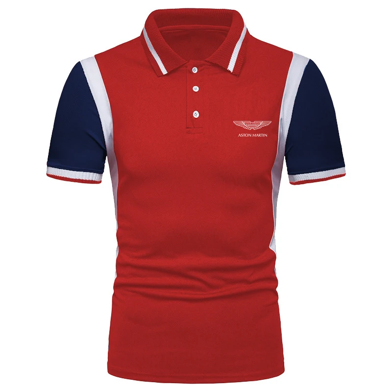 

SMART logo Men Polo Shirt Short Sleeve Slim Breathable Shirt 2021 Summer Brand Men's Polo Shirts Man tees Tops