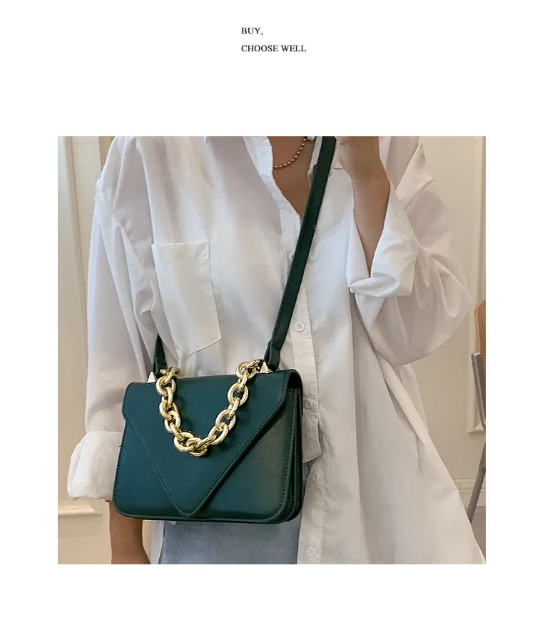 

Female bag 2021 autumn and winter new simple fashion envelope bag solid color texture chain handbag shoulder messenger bag