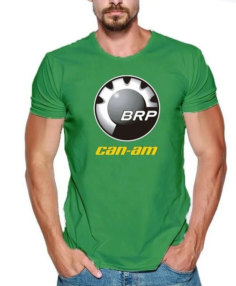 

2021 New Summer New Men Print T-Shirt Mens Short for Can-Am BRP T-shirt 5 colors