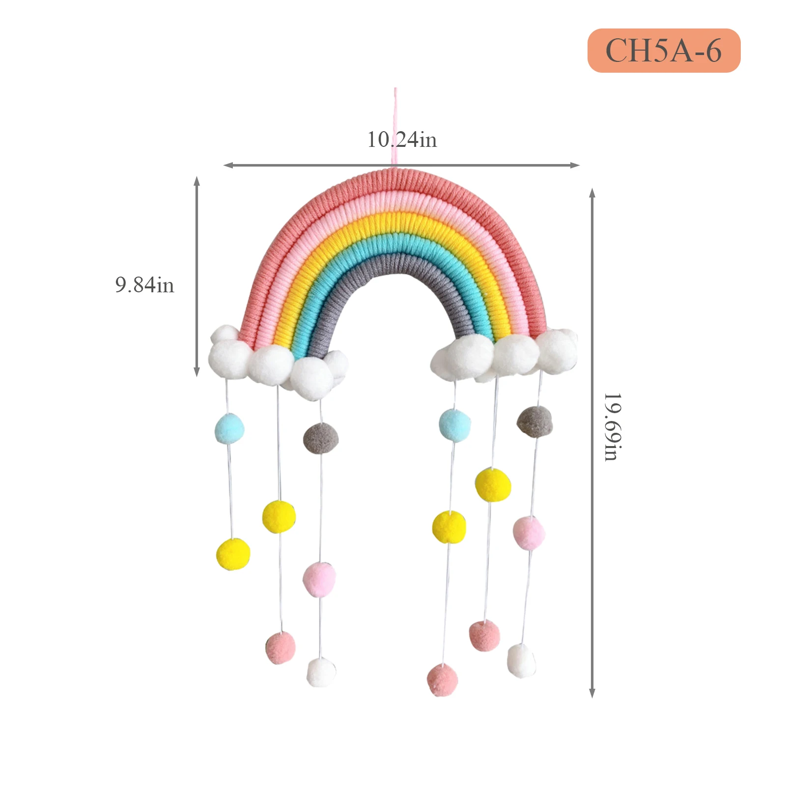 

Rainbow Wall Hanging Home Decoration Boho Room Decor Handwoven Tapestry Children Wall Decoration
