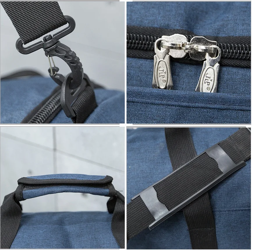 Travel Bag Men Waterproof Oxford Large Capacity Zipper Duffle Independent Shoes Storage Fitness Gym Handbag Luggage Shoulder Bag