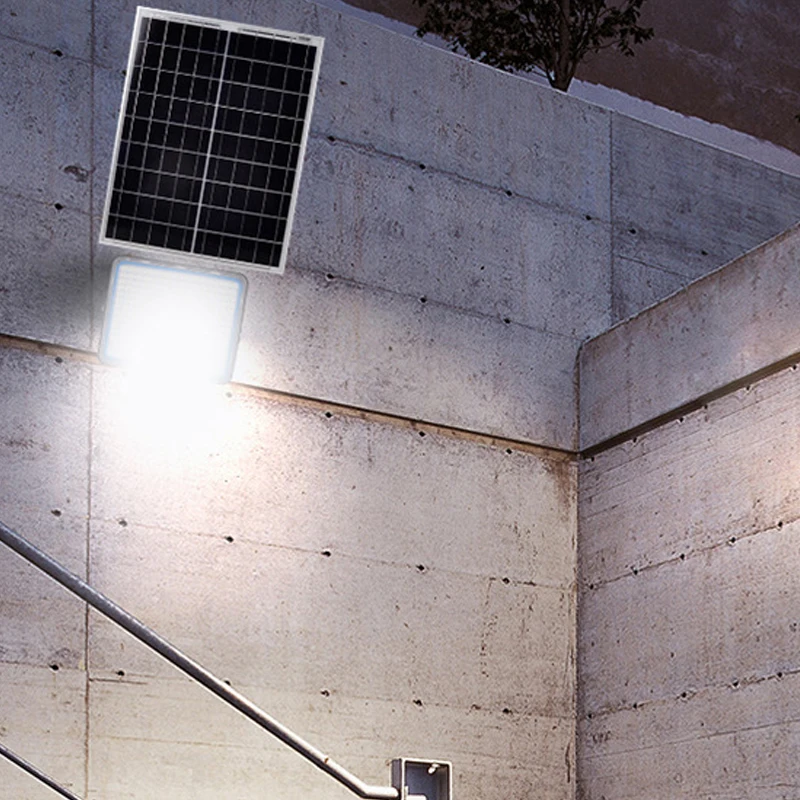

SZYOUMY 100W 180W 220W 300W Solar Flood Lights Outdoor Garden Security Lamp Lights Remote Light Control
