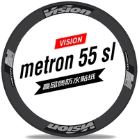 18 new vision 55 sl wheel set stickers road bike carbon cutter rim waterproof mt55