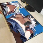 Игровой коврик для мыши XGZ с сексуальным аниме грудь RGB большой компьютерный коврик для мыши геймерский XXL коврик для мыши Подсветка коврик для клавиатуры Настольный коврик