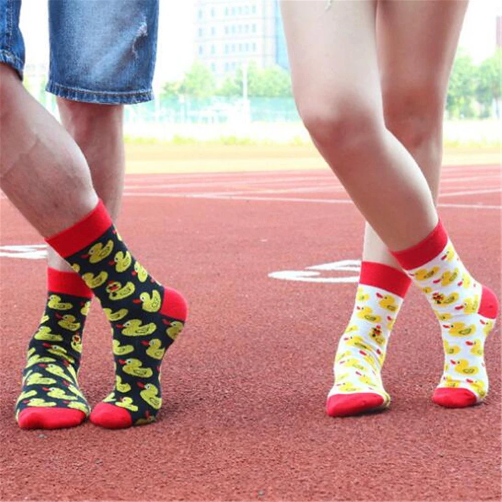 Носки женские хлопковые в стиле хип-хоп с рисунком | Женская одежда