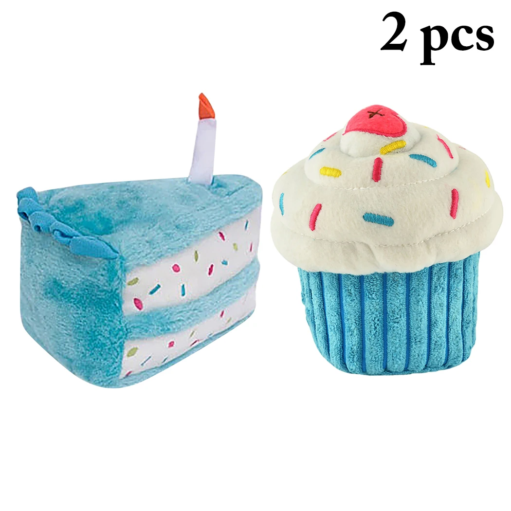 

2 шт., плюшевые жевательные игрушки для домашних животных