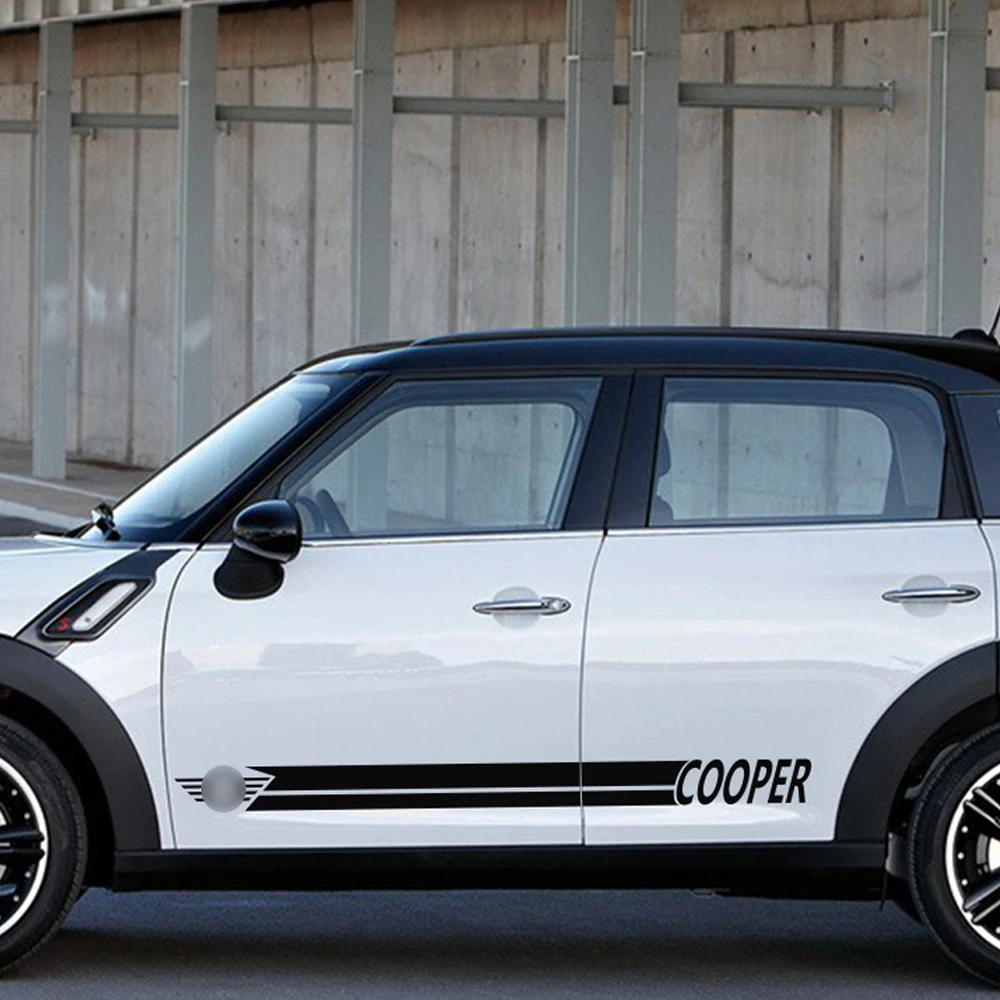 2 шт. наклейки на боковые двери автомобиля кузова юбки | Автомобили и мотоциклы