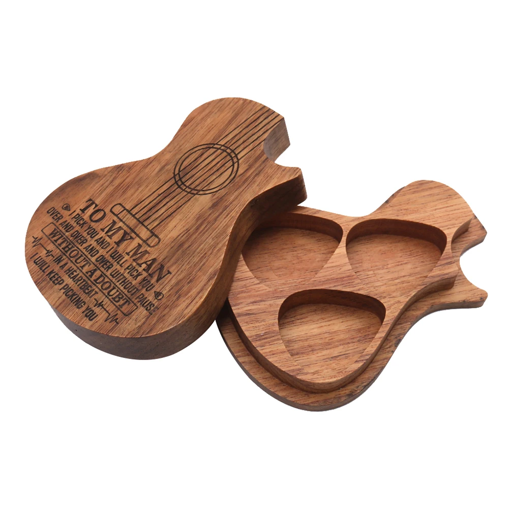 3 шт. деревянная гитара палочки акустическая бас-гитара медиатор Plectrum музыкальный инструмент гитара Запчасти и аксессуары с коробкой