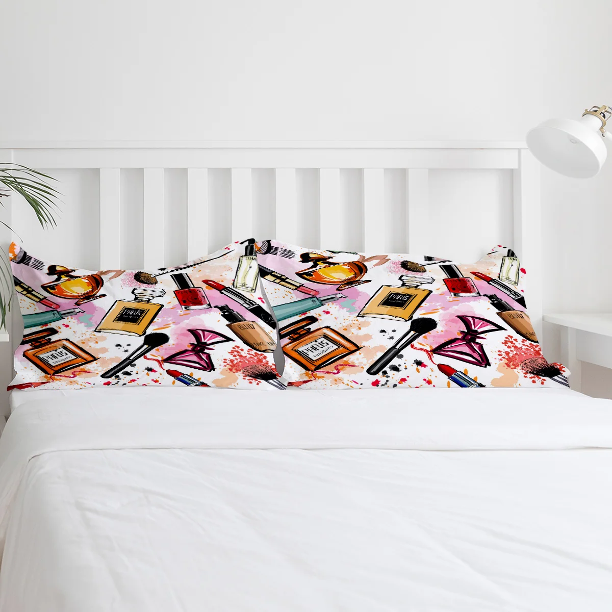 Косметика парфюм помада лук женский комплект постельного белья из 4 предметов