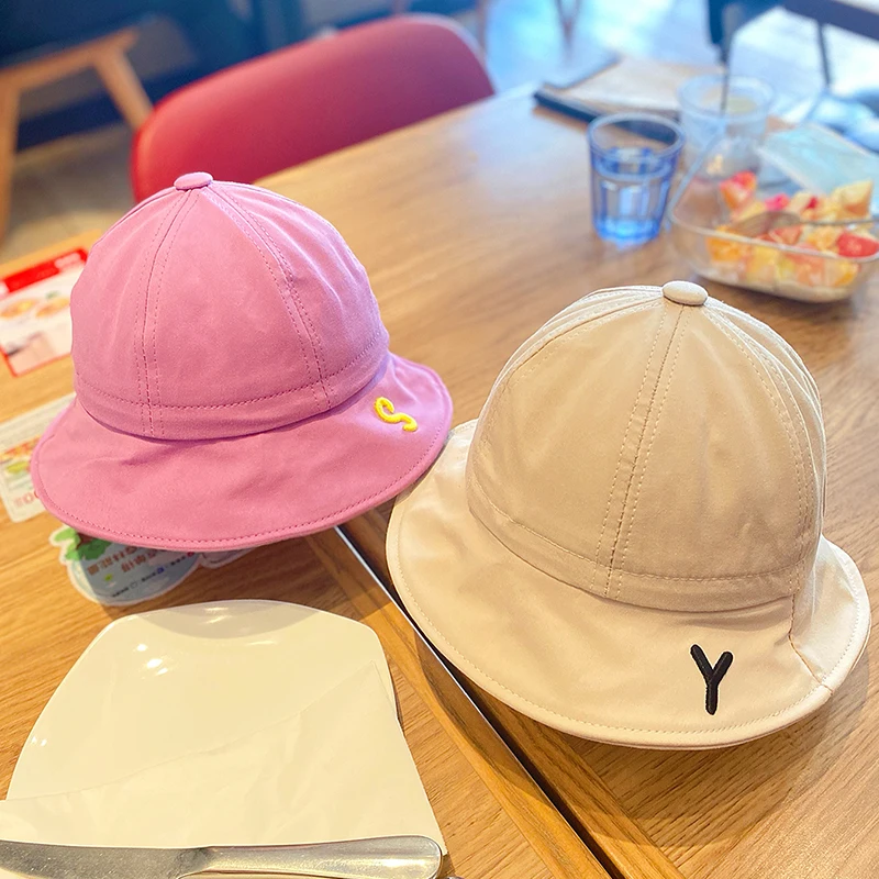 

Baby Hat spring and autumn thin girl fisherman's hat Korean boy fashion foreign style sun visor summer sun protection eaves