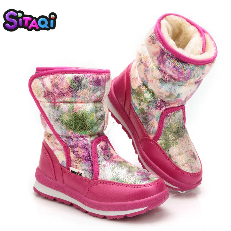 PADRISIMOS/Новая зимняя обувь Детские зимние ботинки Зимние теплые плюшевые