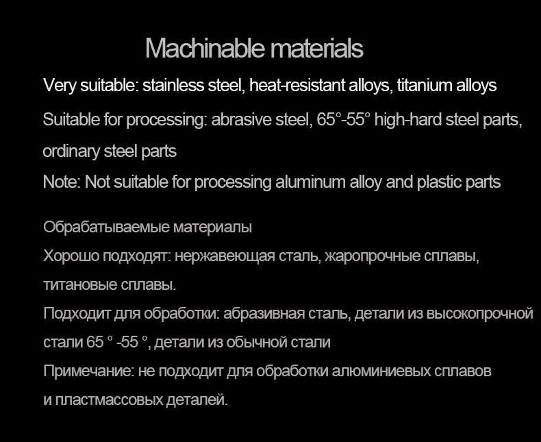 Твердосплавная Концевая фреза Инструменты Вольфрамовая Cnc металлическая для