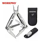 Многофункциональные плоскогубцы WORKPRO 16 в 1, многофункциональные инструменты с ножом, ножницами, пилой, отверткой