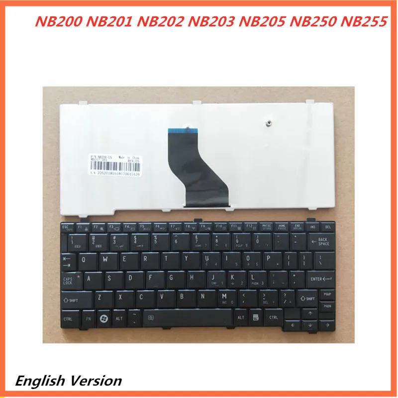 Клавиатура с английской раскладкой для ноутбука Toshiba NB200 NB201 NB202 NB203 NB205 NB250 NB255 |