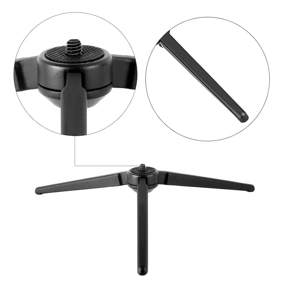 Портативный Алюминиевый мини-штатив для стабилизатора Gimbal с винтом 1/4 DJI OSMO Mobile 3