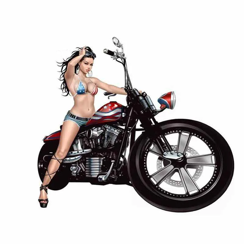 

Personality Classic Sexy Pin-up Girl Bra Nickers Hot Stuff Sticker Window Car Bumper Decal Funny JDM Car Stickers