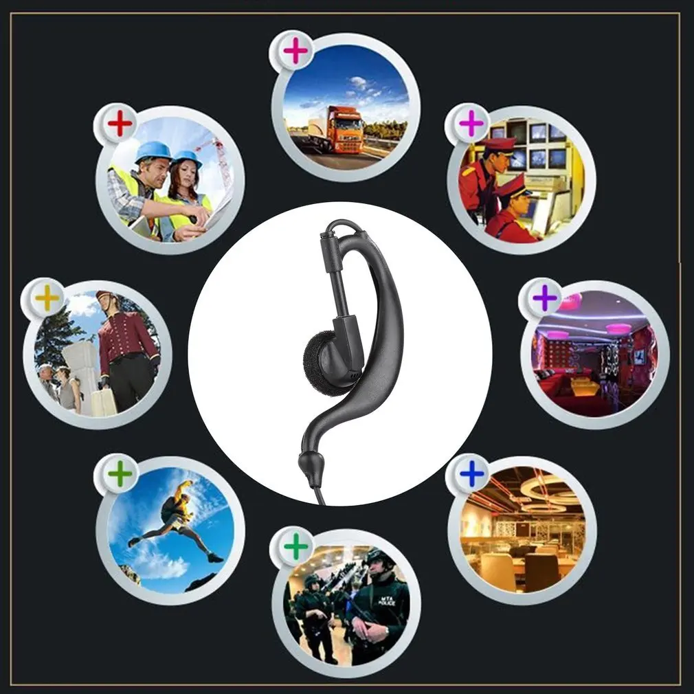 1 Pin гарнитура функция PTT для Motorola Walkie Talkie MTP850 MTH800 MTH650 портативная Ham Радио