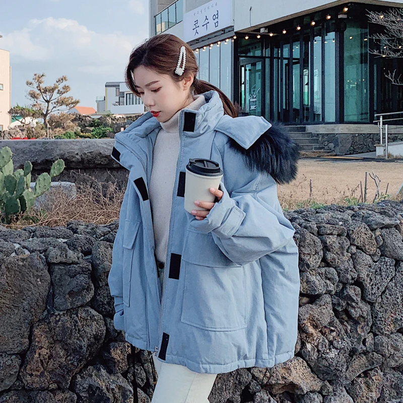 Fitaylor/зимняя женская парка с капюшоном из натурального меха енота на 90% белом