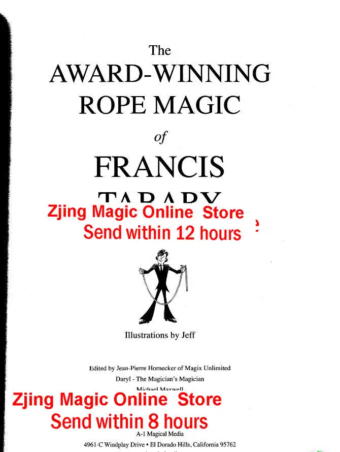 

Francis Tabary - The Award-Winning Rope Magic Of Francis Tabary , Magic Tricks