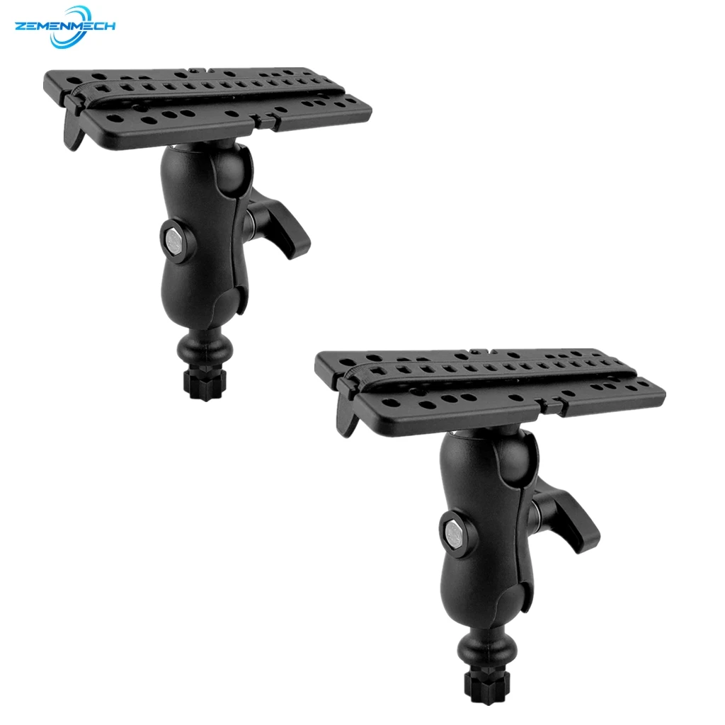 

2PCS Swivel Ball Mount Fish Finder Universal Mounting Plate Kayak Accessories Inner Hexagon Base Marine Boat GPS MAP Supporter