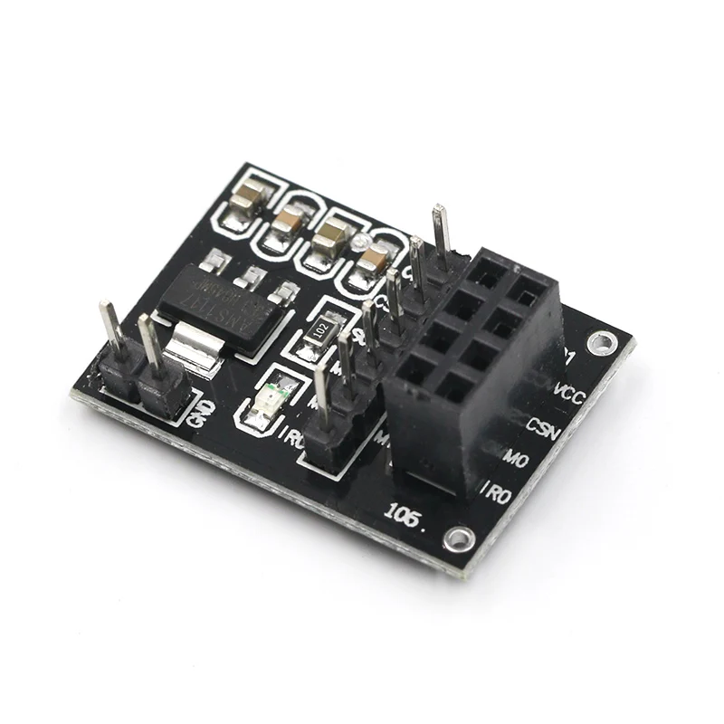 5 шт. NRF24L01 Беспроводной модуль адаптера 3 V Новый гнездо пластины доска для 8Pin arduino